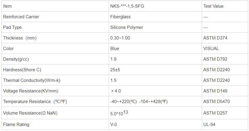 Blue Thermal Conductive Silicone Pad With Fiberglass For CPU Blue Thermal Conductive Silicone Pad With Fiberglass For CPU
