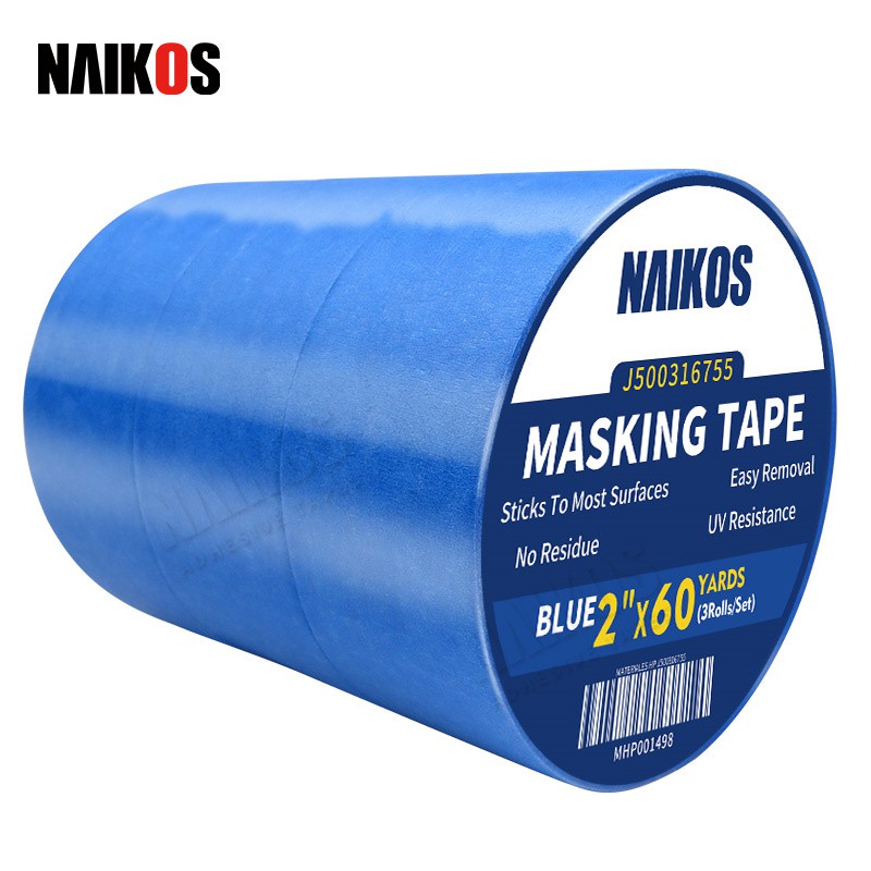 No Residue Outdoor Anti UV Blue Masking Tape